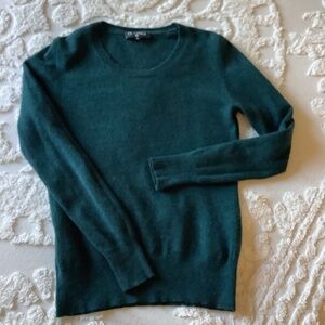 In Linea Deep Teal Cashmere Sweater, Size M